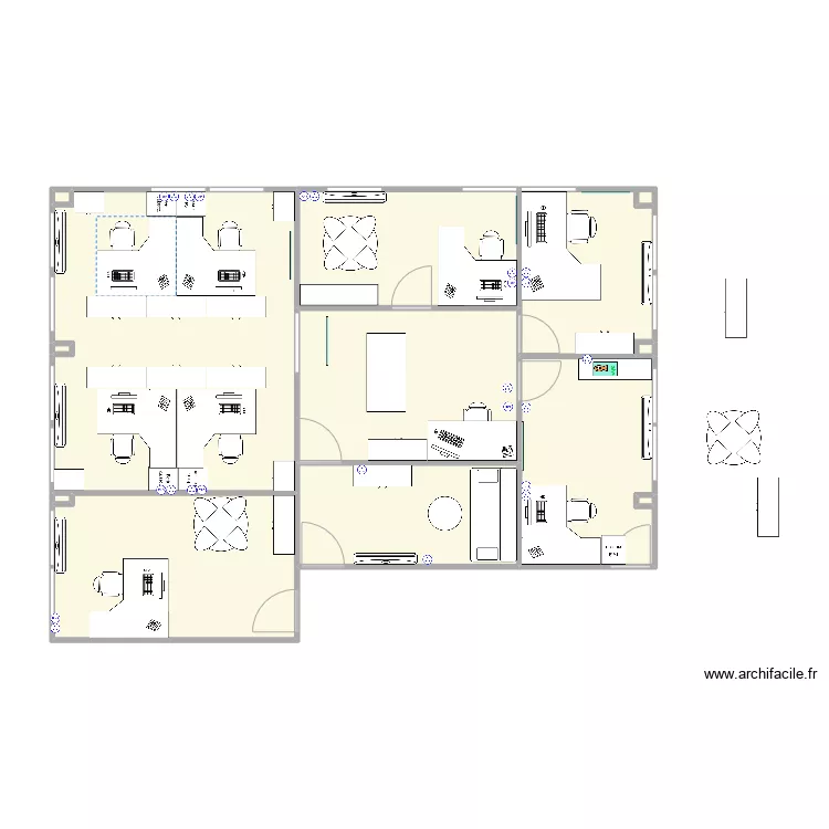 bureau vcl 5. Plan de 