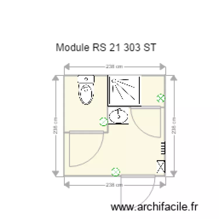 RS 21303 ST. Plan de 