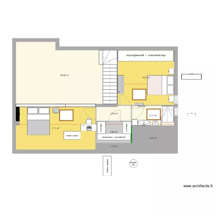 DIM ETAGE bb. Plan de 
