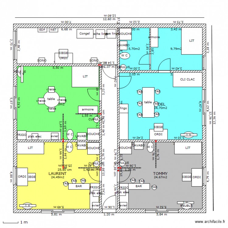 MINI STUDIO AGRANDIS. Plan de 0 pièce et 0 m2