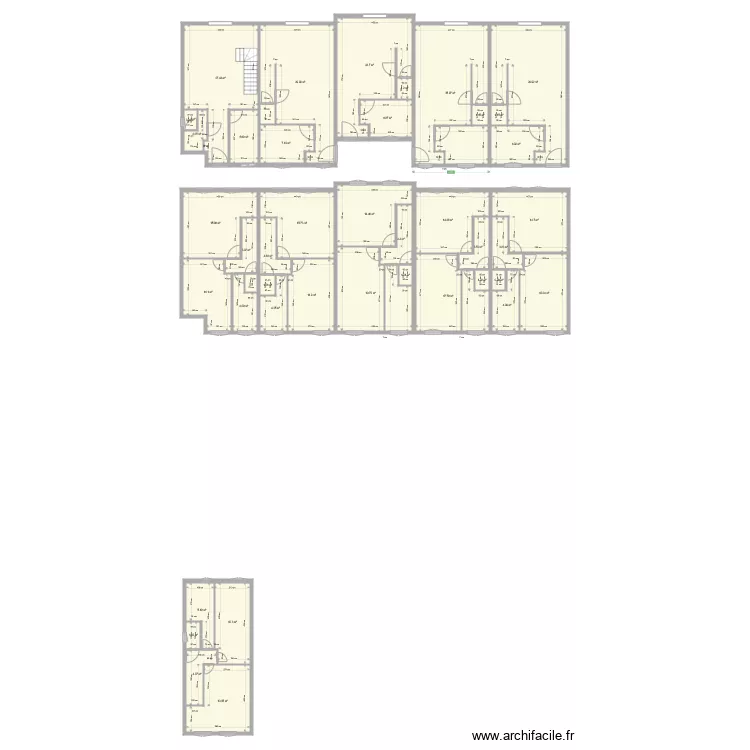 Maison C1. Plan de 