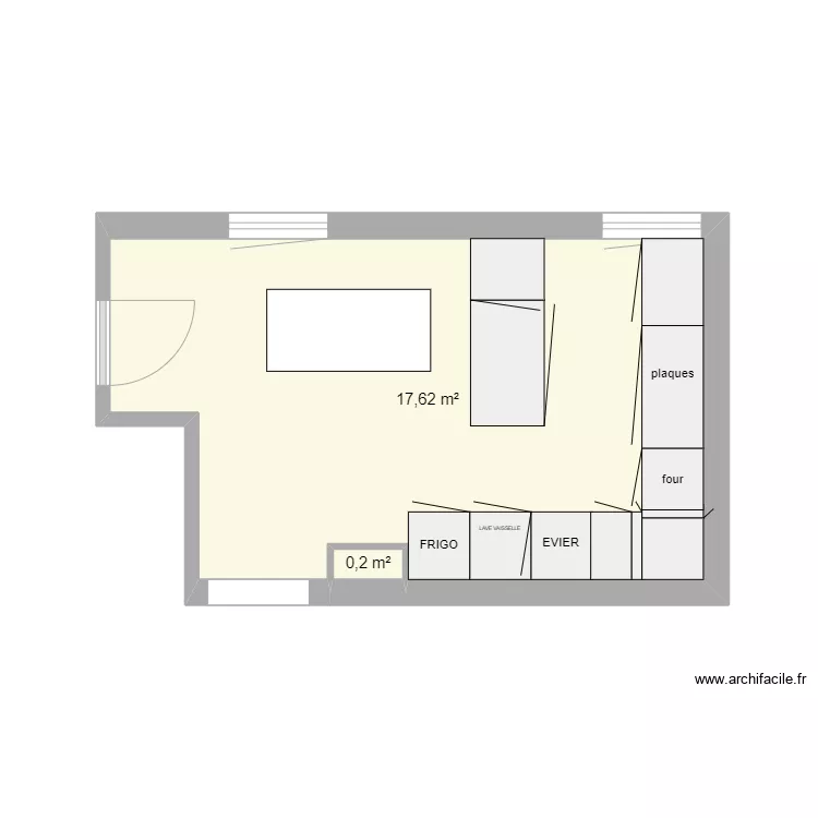CUISINE BRSL. Plan de 