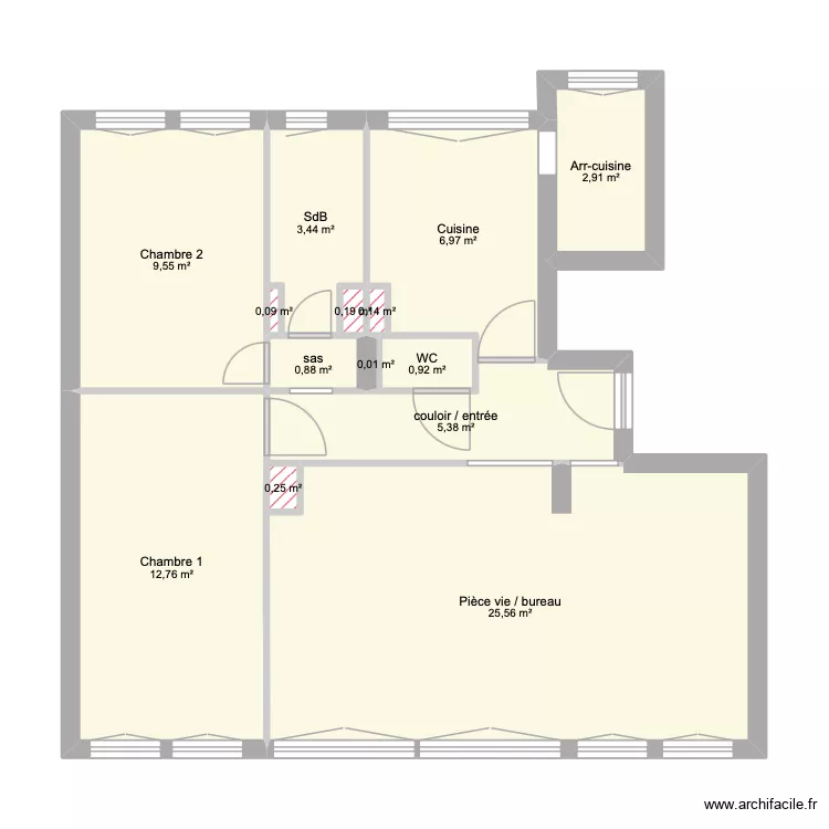 plan appart générale réno. Plan de 14 et 69 m² plan appart générale réno. Plan de 14 et 69 m²