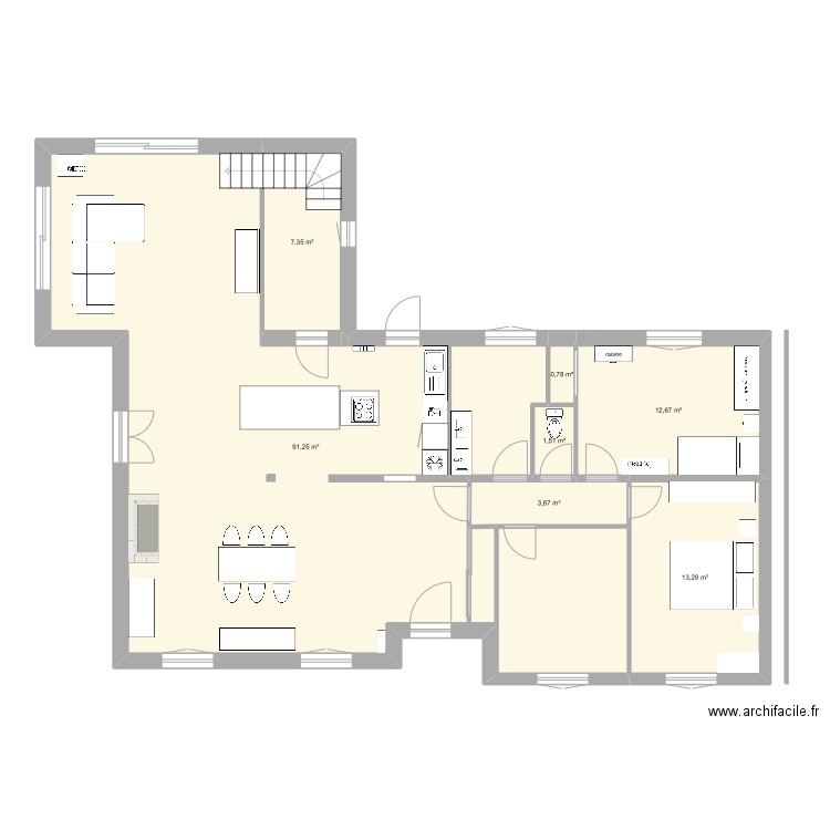 sdb artigues. Plan de 0 pièce et 0 m2