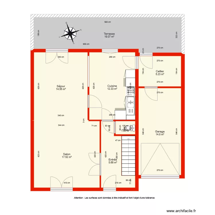 BI 3953 rdc Coté. Plan de BI 3953 rdc Coté. Plan de