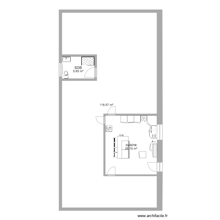 maison C&eacute;dricSDB. Plan de 