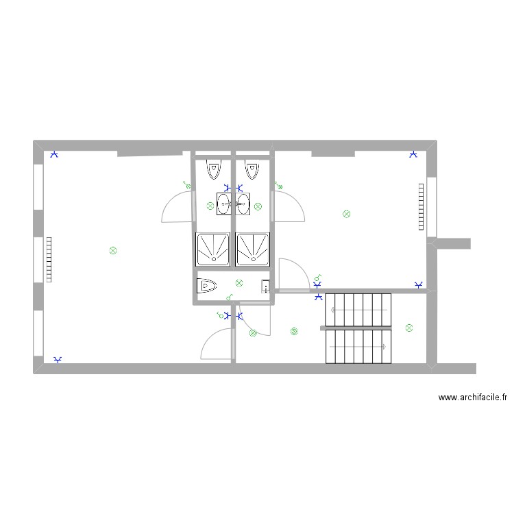 asty 2em étage appartement 2 1'. Plan de 0 pièce et 0 m2