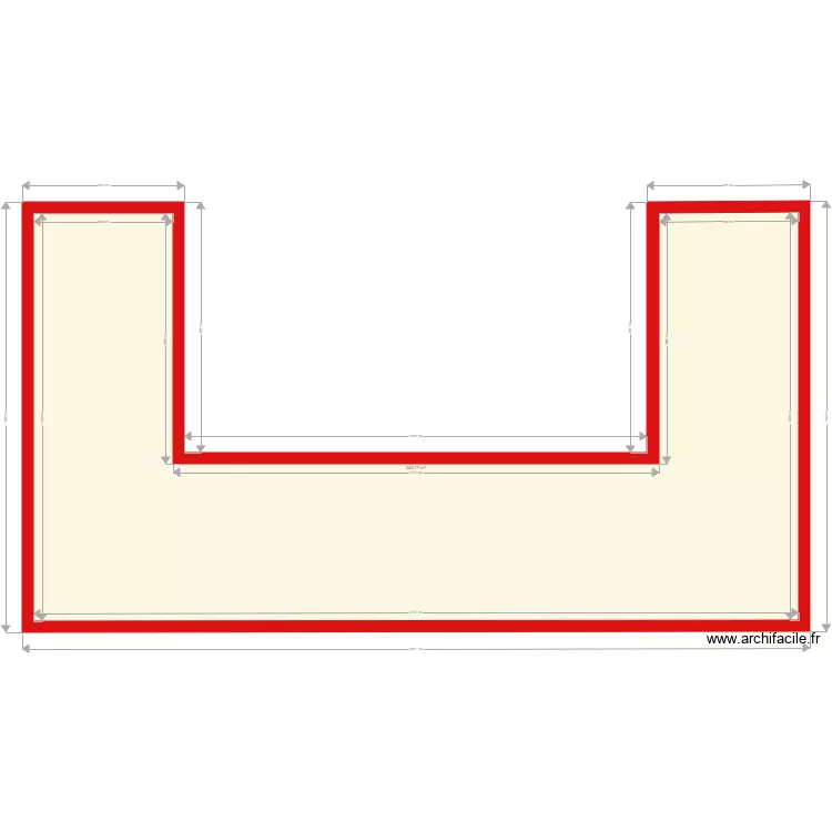 Chateau vide. Plan de 
