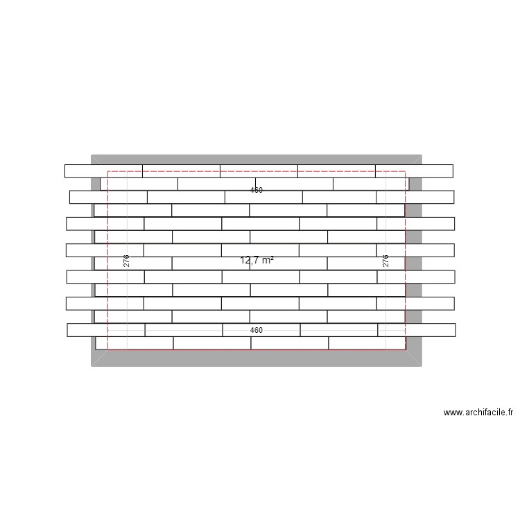 Calepinage sale TV. Plan de 0 pièce et 0 m2