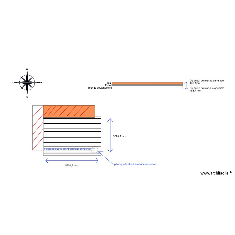 Pergola Ilidio Silva. Plan de 0 pièce et 0 m2