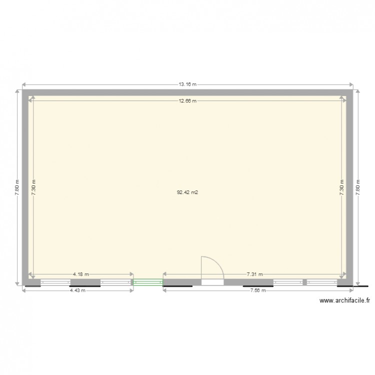 maison. Plan de 0 pièce et 0 m2