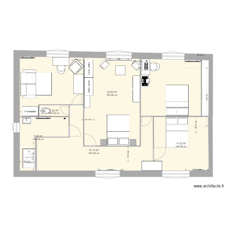 eta rect. Plan de 0 pièce et 0 m2