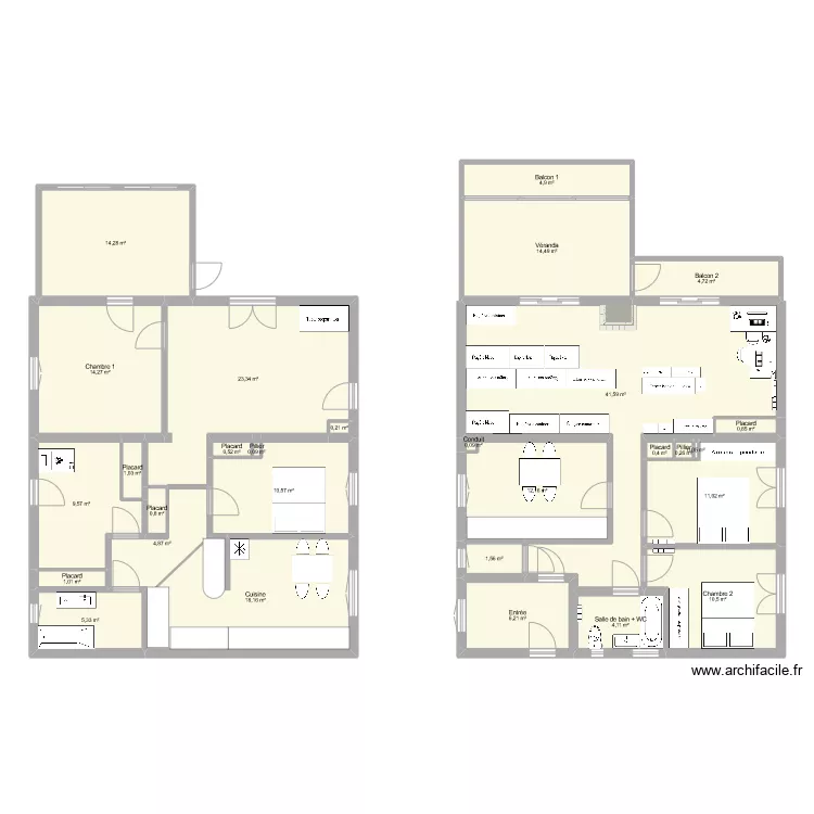Carc&egrave;s sans travaux haut V9 MAX. Plan de 