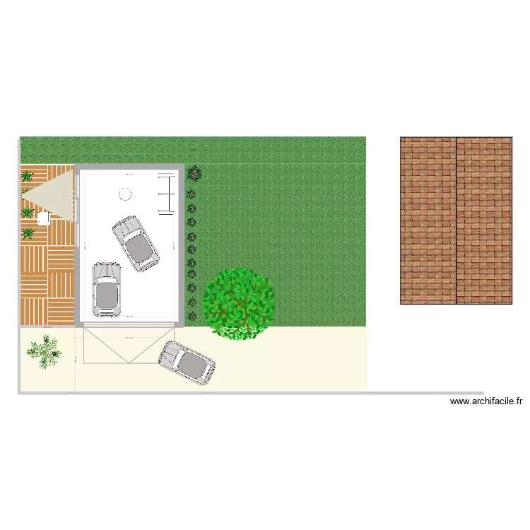 Garage 3 St Palais. Plan de 