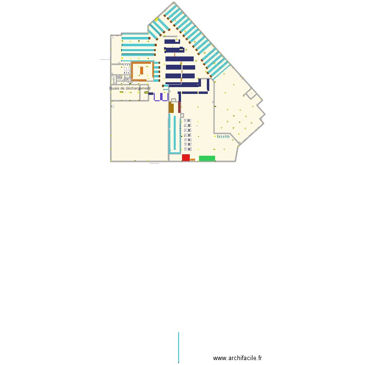 Reuilly V43 phase 1 . Plan de 16 pièces et 431 m2