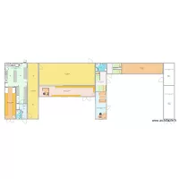 Hangar + Labo en d&eacute;tail sans cotation