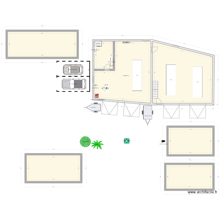 Votre Nom et Prénom. Plan de 7 pièces et 281 m2