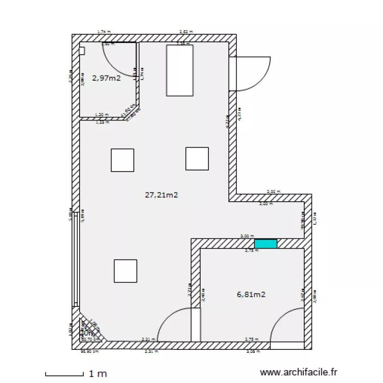 salon 12. Plan de 