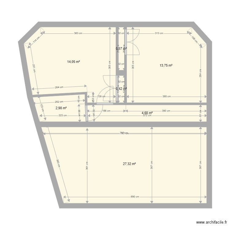 ETAGE SOFIANE. Plan de 0 pièce et 0 m2