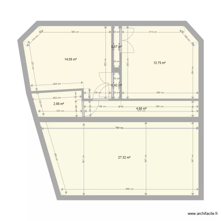 ETAGE SOFIANE. Plan de 