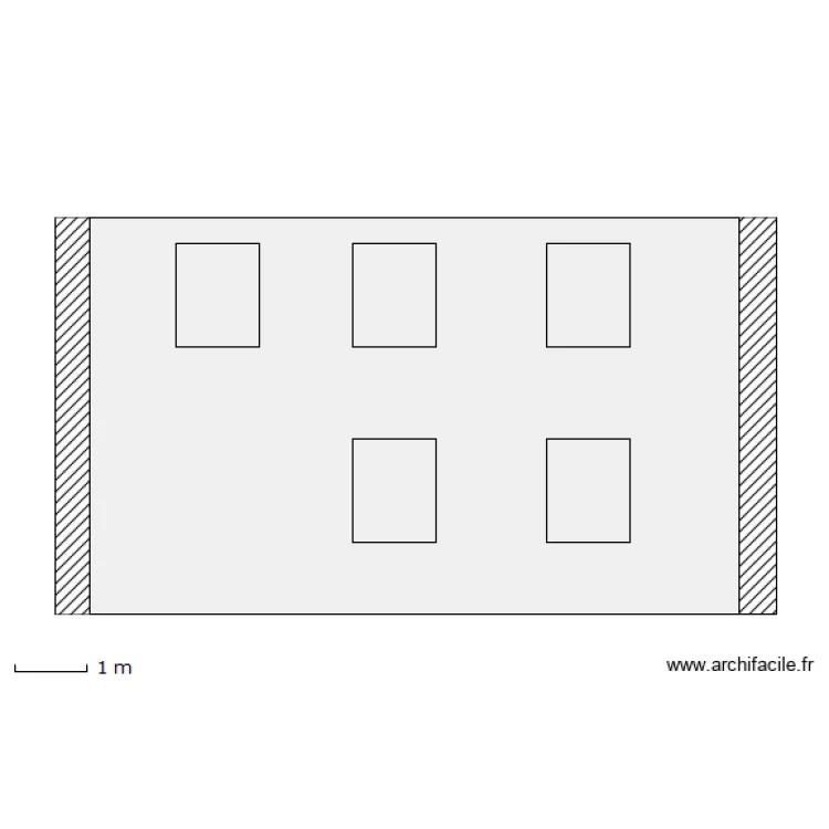 Facade Capendu. Plan de Facade Capendu. Plan de