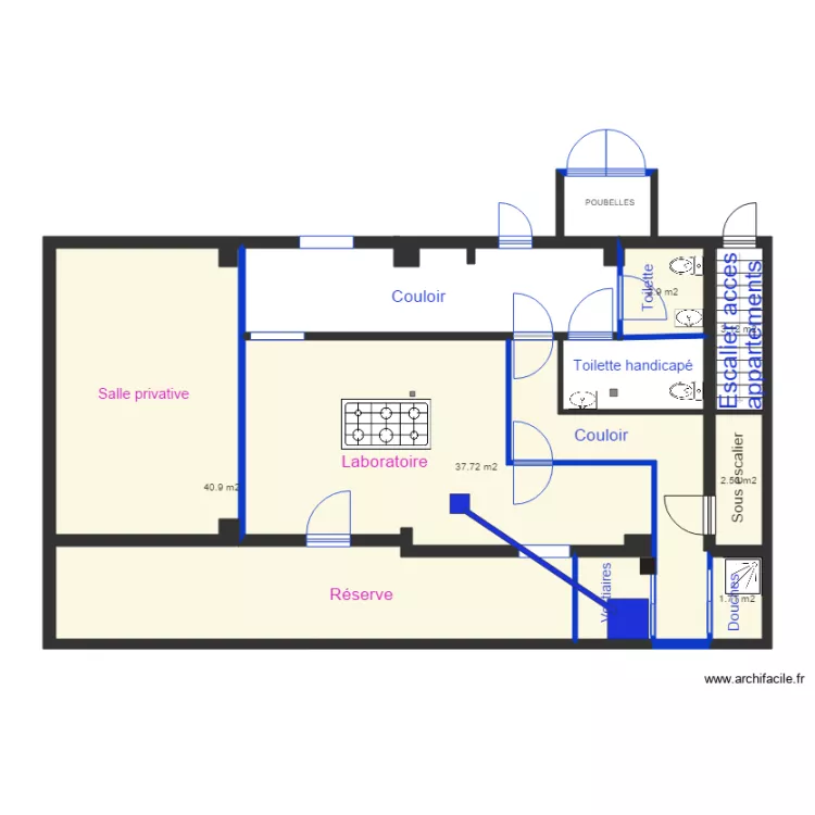 CUISINE MING 2. Plan de 