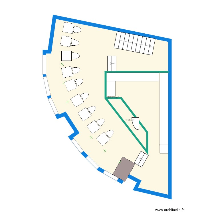 taqueria 3 V2. Plan de 0 pièce et 0 m2