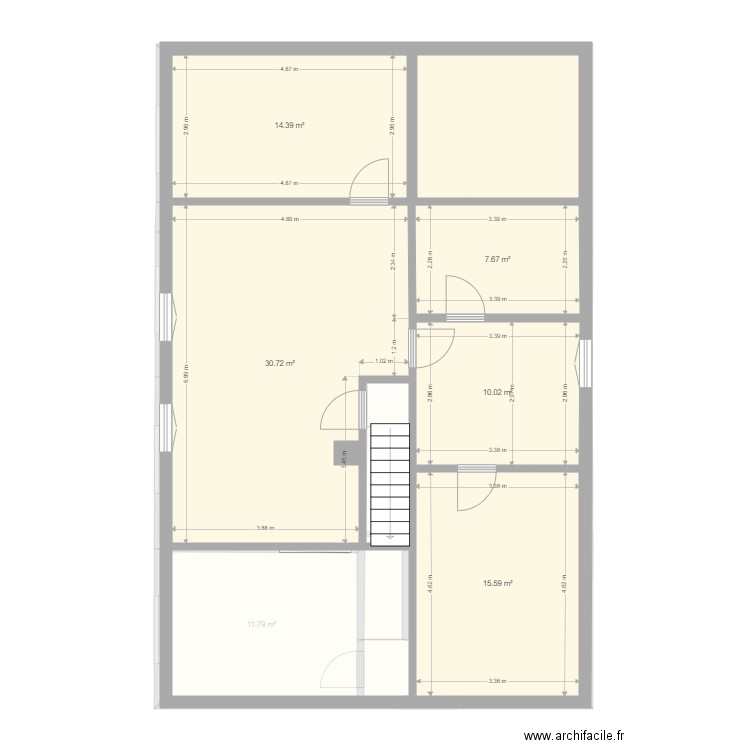 Andon. Plan de 0 pièce et 0 m2