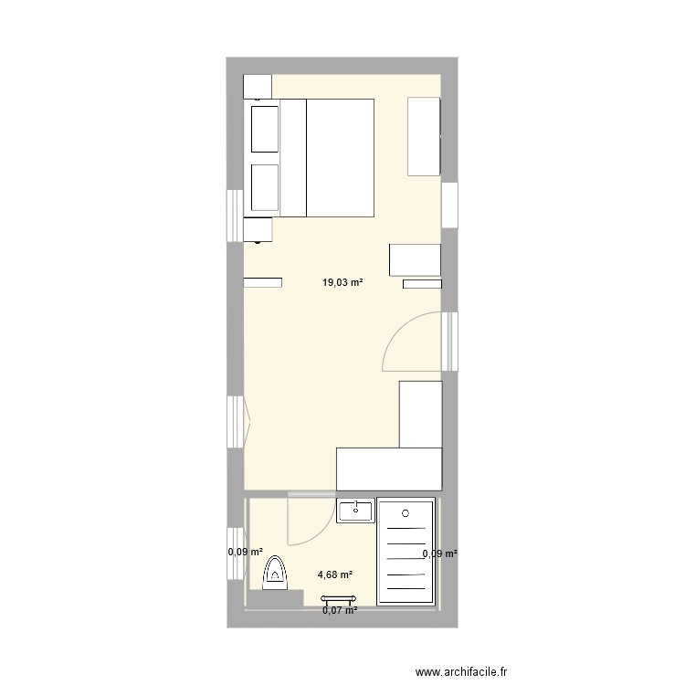 Colas cabane upstairs. Plan de 0 pièce et 0 m2