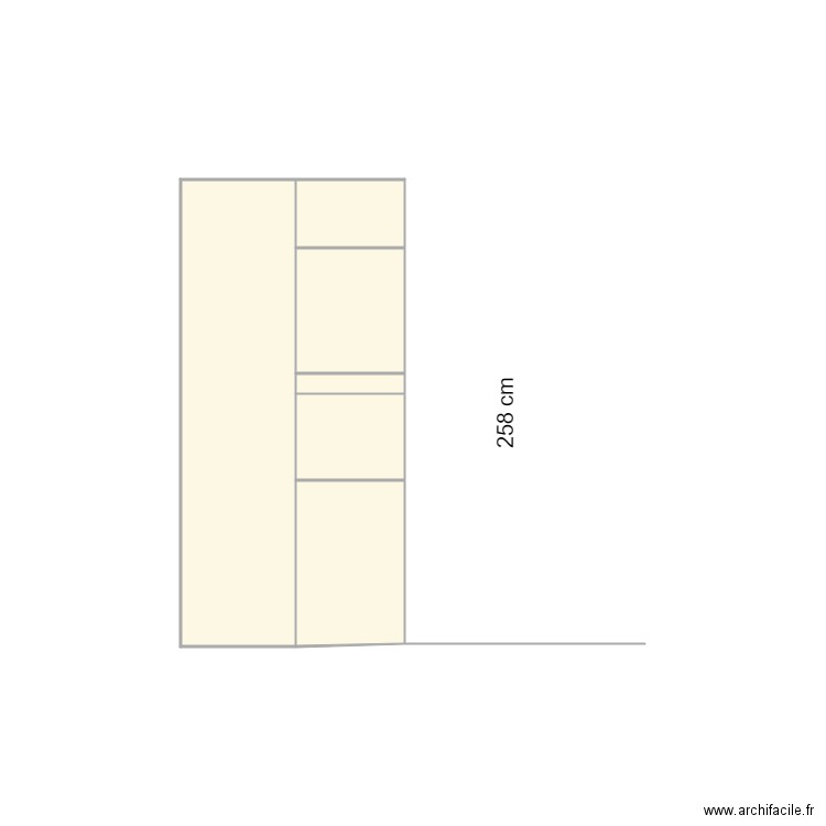 entree vue devant. Plan de 0 pièce et 0 m2