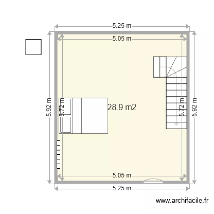 La Peubrelie 1. Plan de 