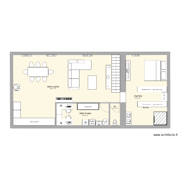 maison. Plan de 0 pièce et 0 m2