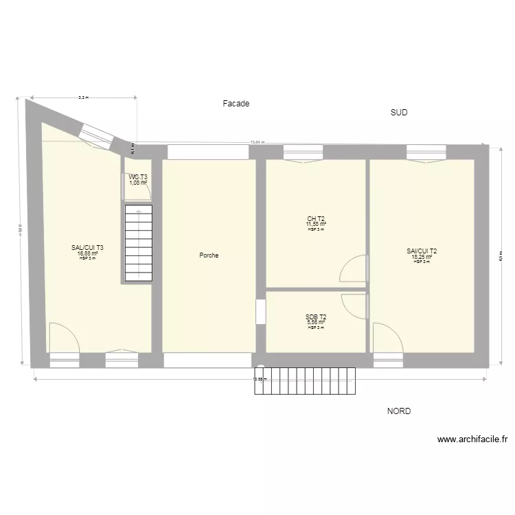 RDC REBAIS r&eacute;nov&eacute;. Plan de 