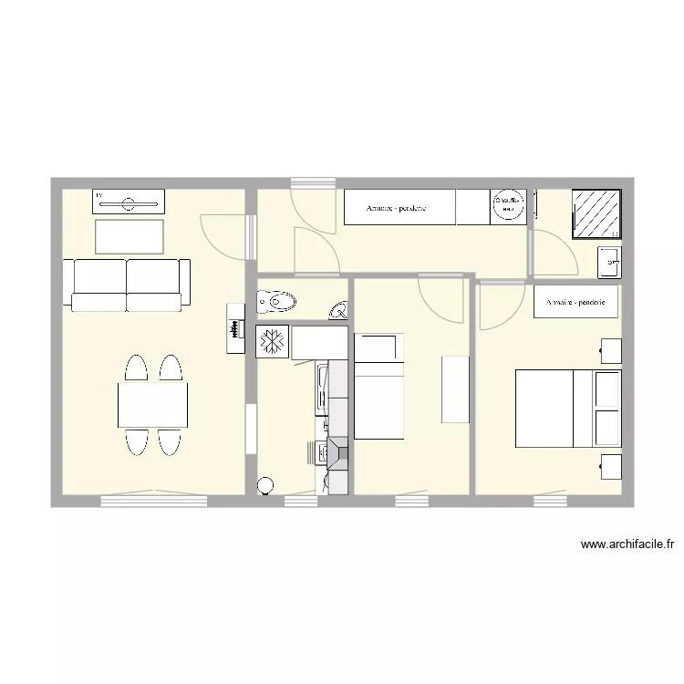 MATHILDE FLEURY. Plan de 