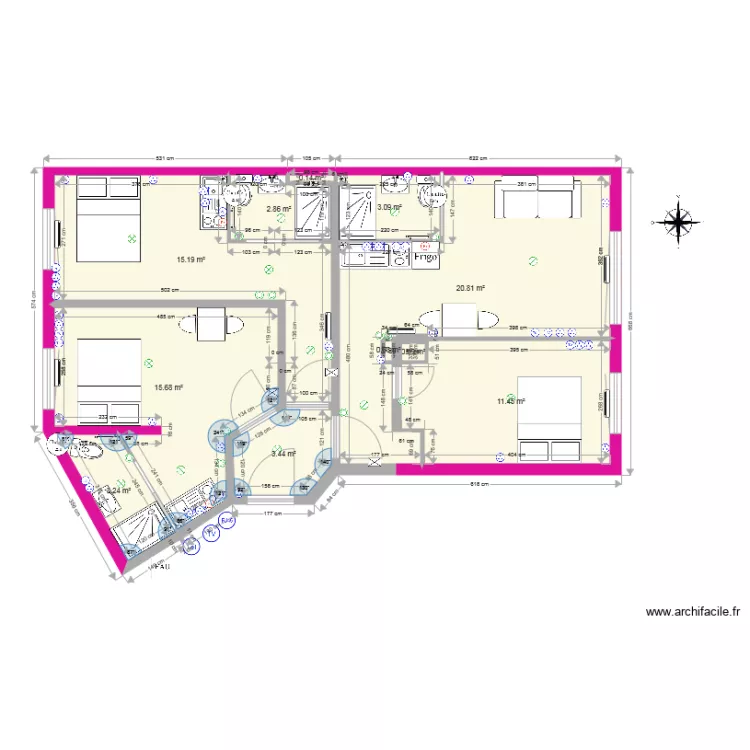 grange blanche3. Plan de 