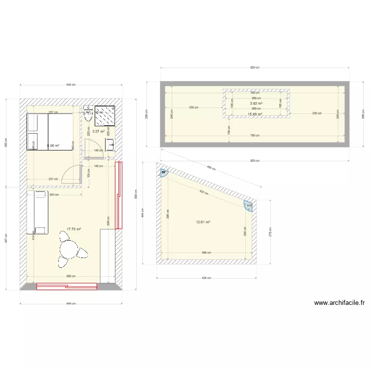 Nicolas Amiens. Plan de 