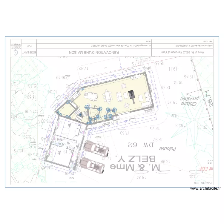 rdc original sans agrandissement. Plan de 