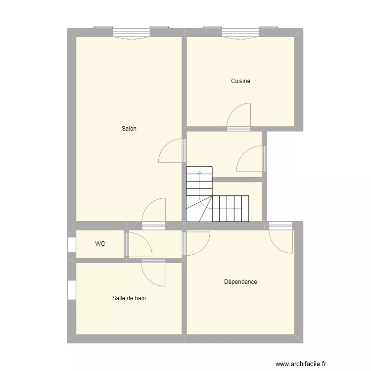 Croquis SACHS Rch. Plan de 
