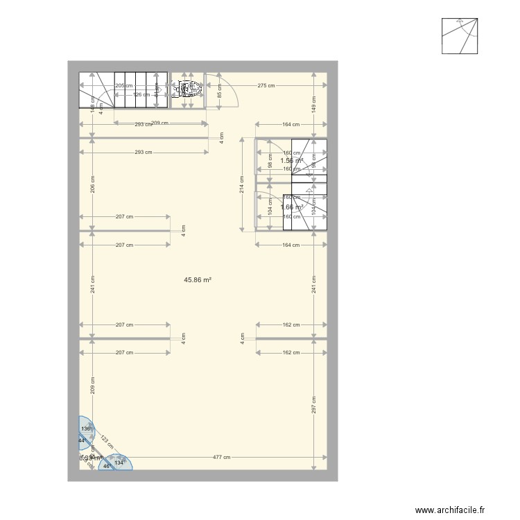 Montebello. Plan de 0 pièce et 0 m2