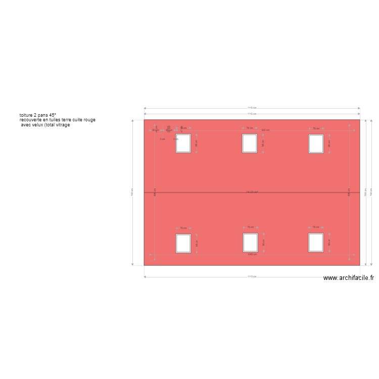 toiture. Plan de 0 pièce et 0 m2