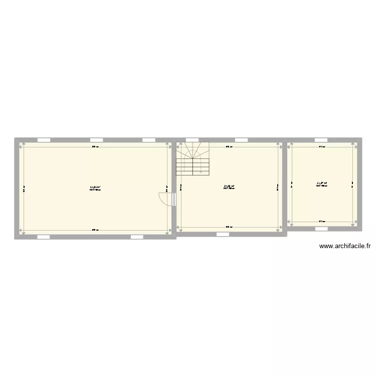 Plan structure 1er &eacute;tage. Plan de 