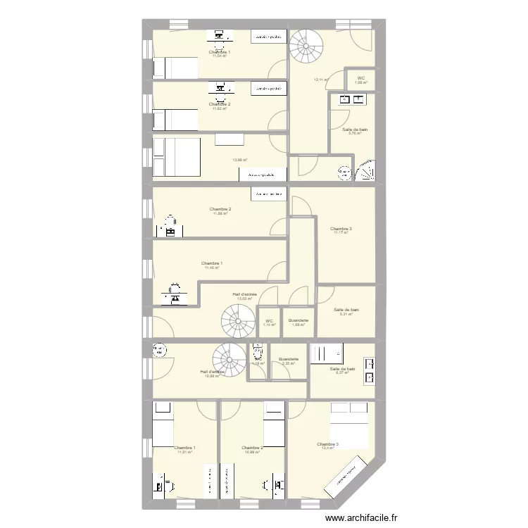 Sambrée 1a. Plan de Sambrée 1a. Plan de