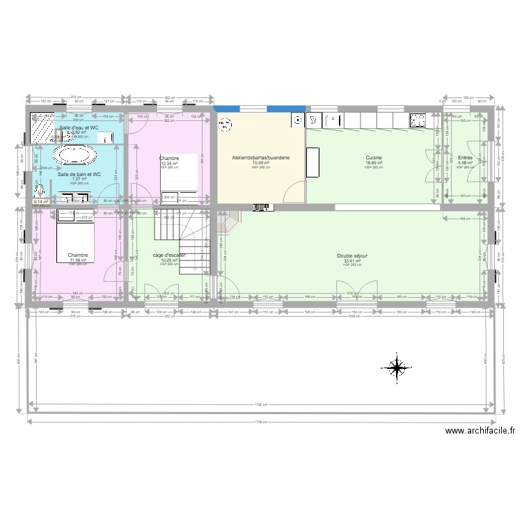 STNDA27160 1er étage. Plan de 0 pièce et 0 m2