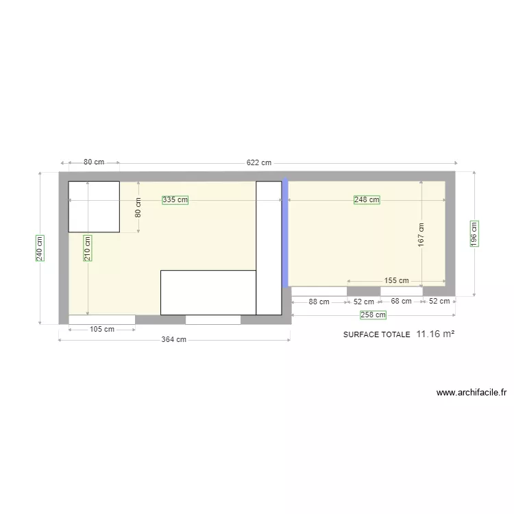 Abri de jardin intérieur. Plan de Abri de jardin intérieur. Plan de