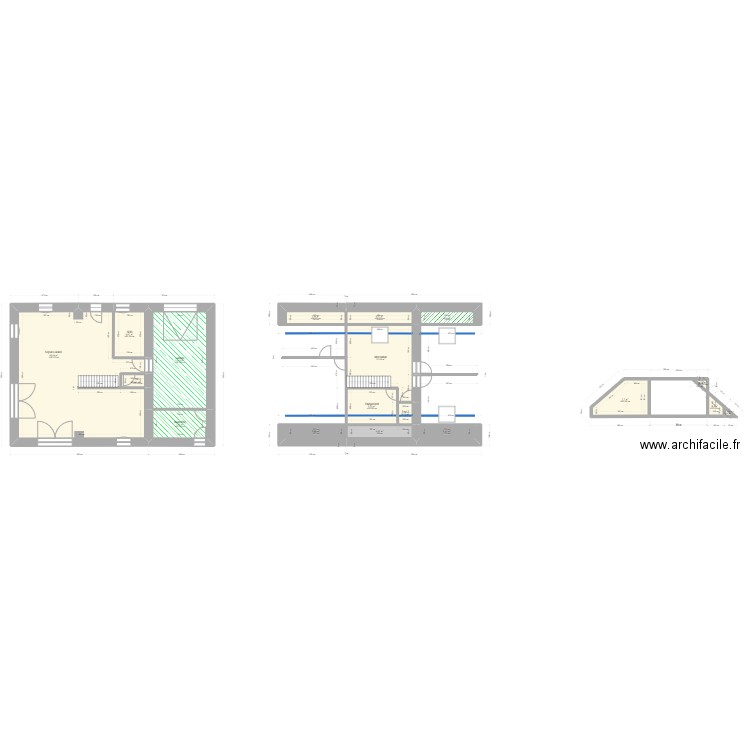 TISSOT. Plan de 18 pièces et 173 m2