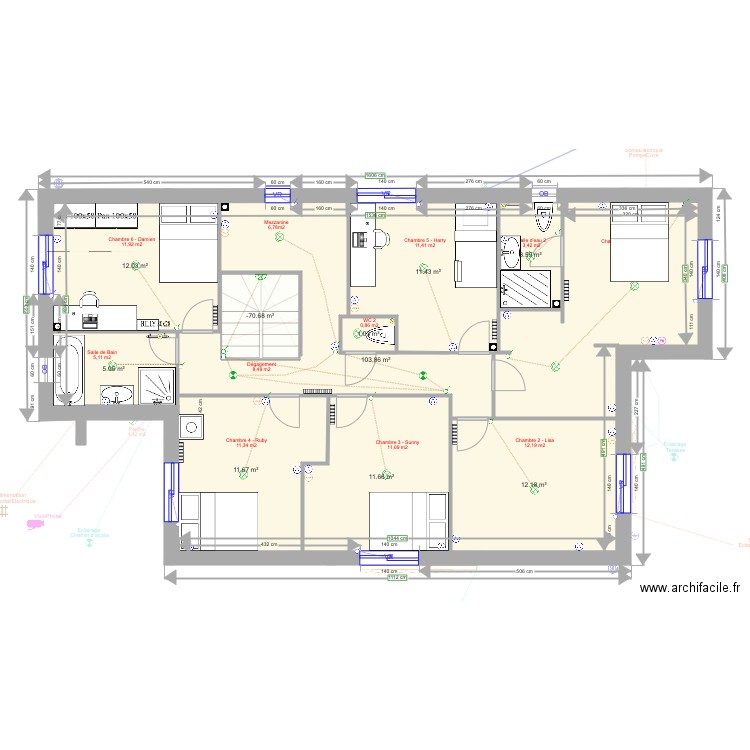 20191220PlanRefChatrePieces. Plan de 0 pièce et 0 m2