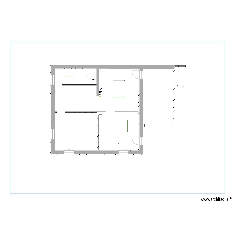 HGTest1. Plan de 1 pièce et 67 m2