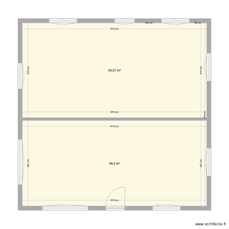 Olivet 2e blanc Modif. Plan de 0 pièce et 0 m2