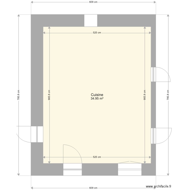 Cuisine. Plan de 0 pièce et 0 m2