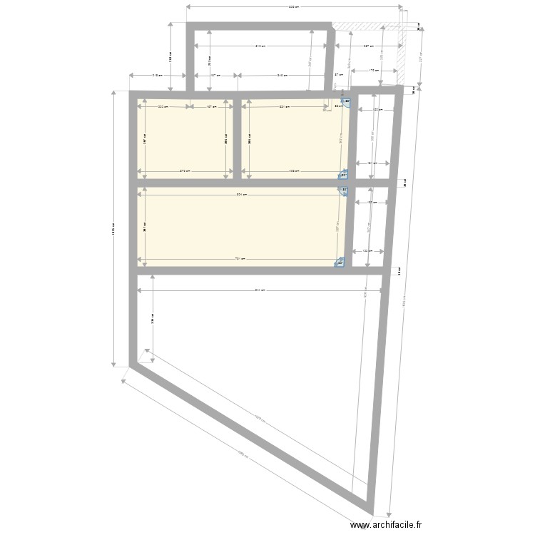 fondation. Plan de 0 pièce et 0 m2